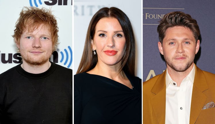 Ellie Goulding denied rumors she cheated on Ed Sheeran with Niall Horan.