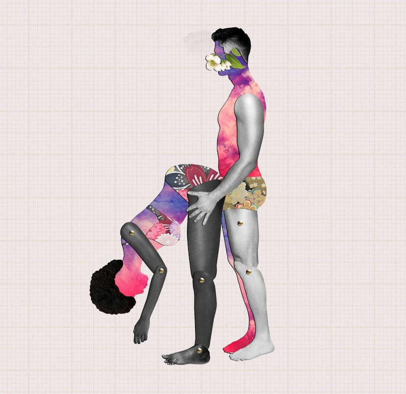 bent-over standing sex position