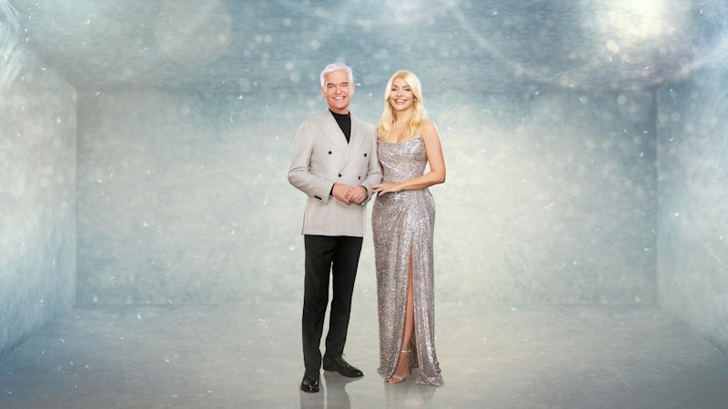 The 'Dancing On Ice' 2023 hosts. 