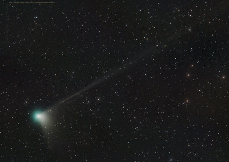 Look up! A bright green comet unseen since the Neanderthals blazes in