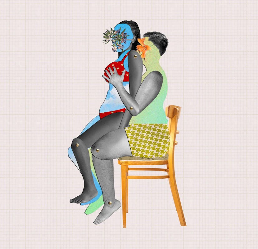 backwards in a chair sex position