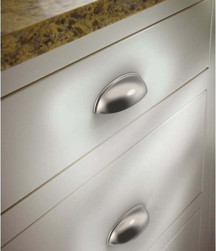 Franklin Brass Brushed Nickel Bin Cup Pull