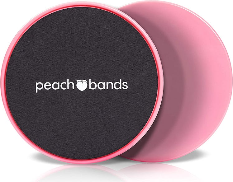 Peach Bands Core Sliders Fitness 