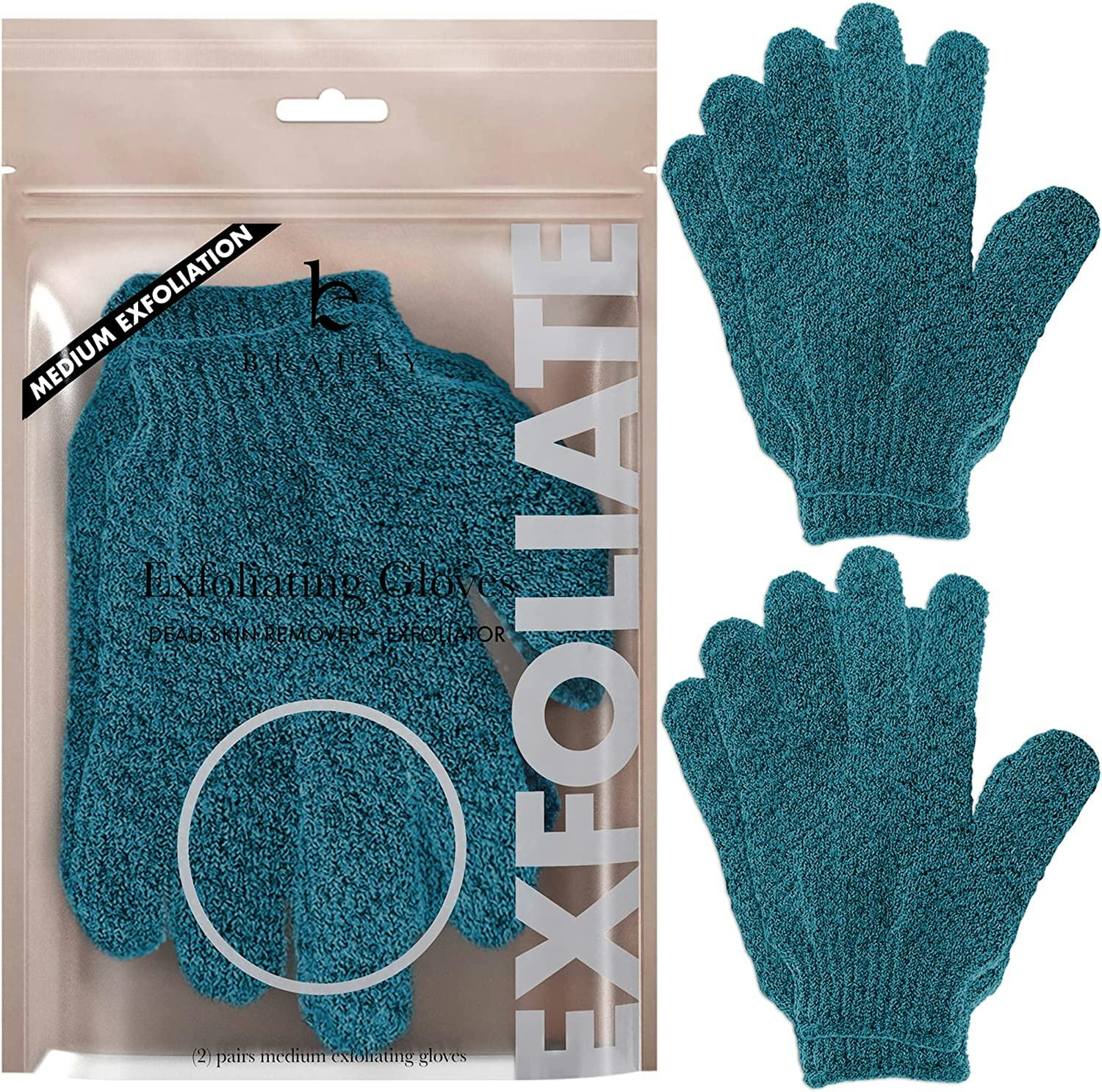Beauty by Earth Exfoliating Bath Gloves  (2-Pack)