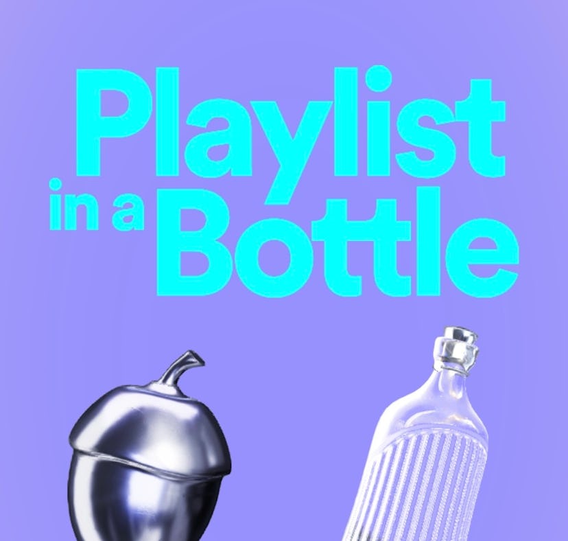 Here's how to get Spotify's Playlist In A Bottle for a music time capsule.