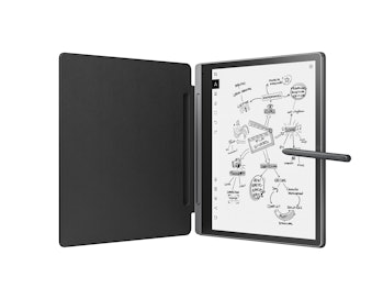 The Lenovo Smart Paper with case and pen.