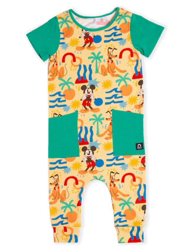 Mickey Pluto romper for adaptive kids clothing