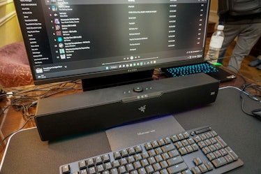 Razer Leviathan V2 Pro soundbar hands on demo at CES 2023