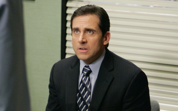 Steve Carell as Michael Scott in The Office Season 5, "Goodbye Toby" Episode 18-19