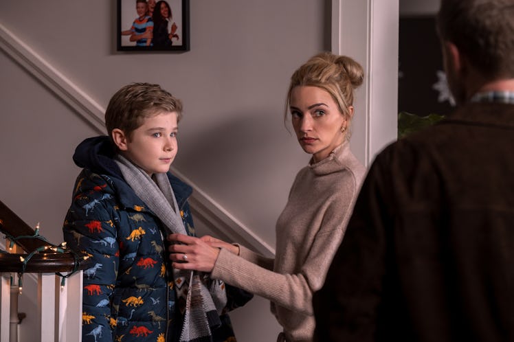 Diesel La Torraca and Brianne Howey in Season 2 of 'Ginny & Georgia'