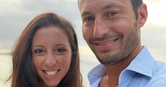 Veronica and Dax Tejera went to dinner and were monitoring their two sleeping children via phone app...