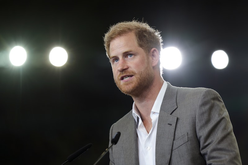 Prince Harry at an Invictus Games event in September 2022