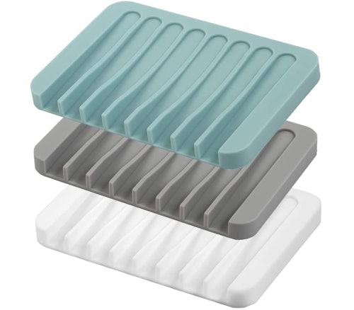 MODENGKONGJIAN Self-Draining Soap Dishes (3-Pack)