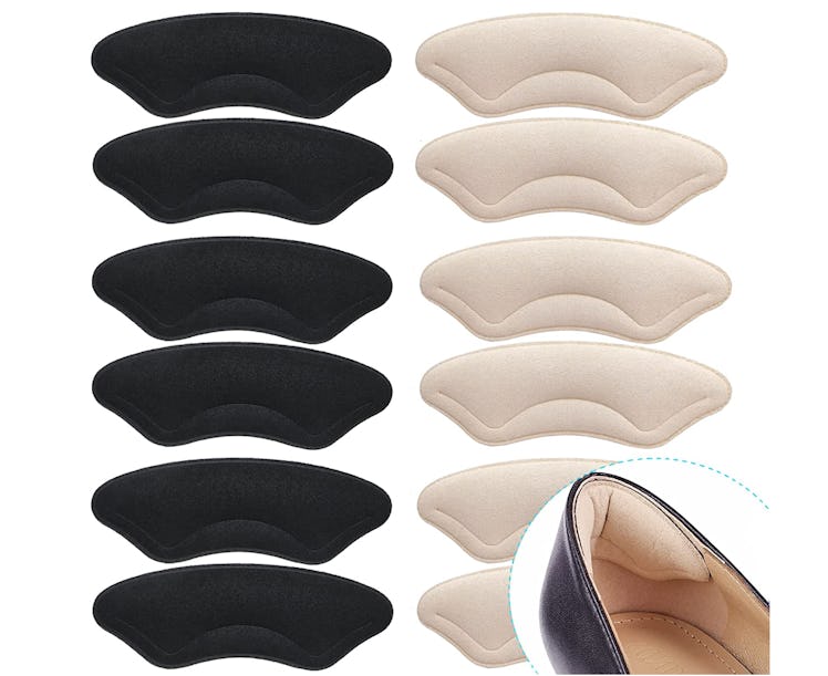 Comfowner Heel Cushion Pads (6-Pair Set)