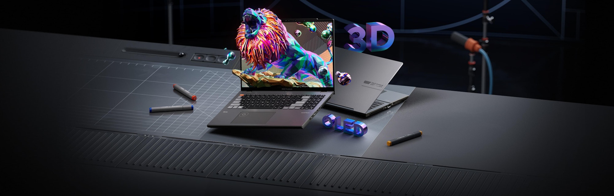 Asus ProArt Studiobook and Vivobook Pro laptops with glasses-free 3D displays