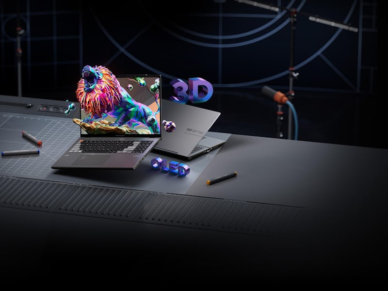 Asus ProArt Studiobook and Vivobook Pro laptops with glasses-free 3D displays