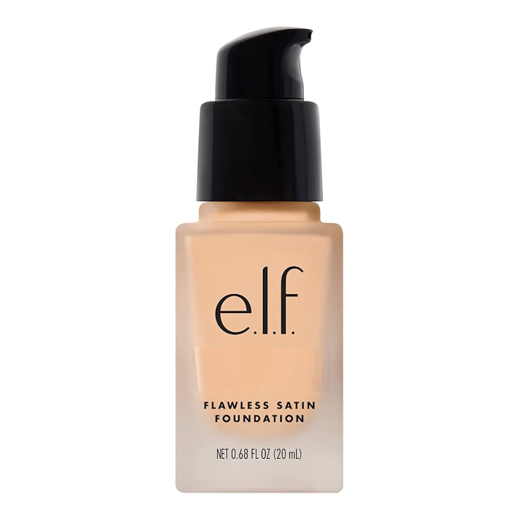 elf flawless satin foundation is the best satin finish drugstore foundation for combination skin