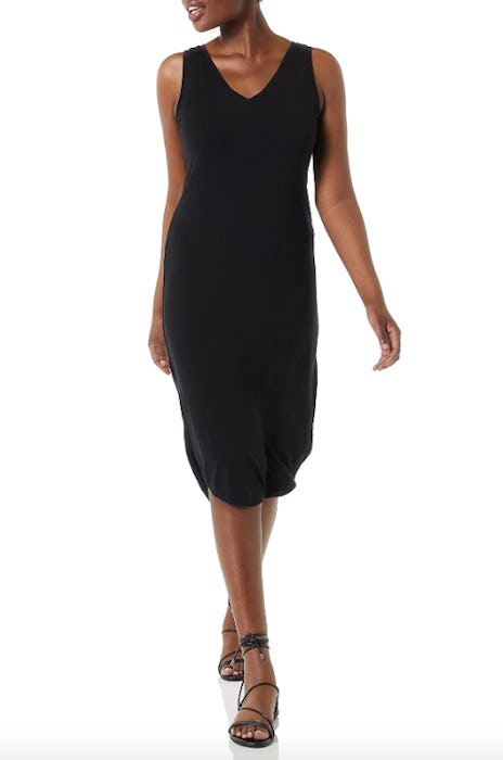 Daily Ritual Sleeveless V-Neck Midi Dress