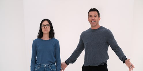 Rob McElhenney (Ian Grimm) and Charlotte Nicdao (Poppy Li) star in 'Mythic Quest' Season 3, and are ...