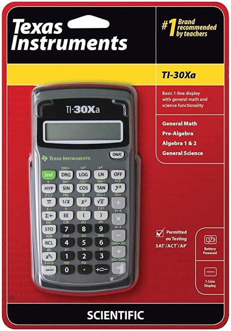 Texas Instruments TI-30XA Student Scientific Calculator