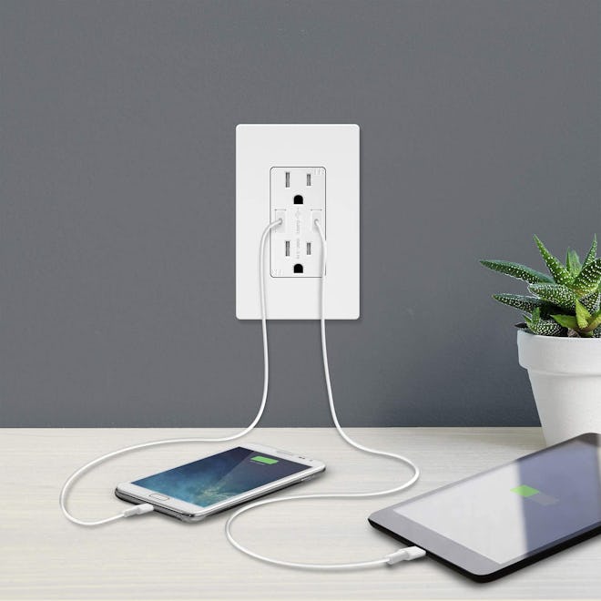 TOPGREENER USB Wall Outlet Charger (2-Pack)