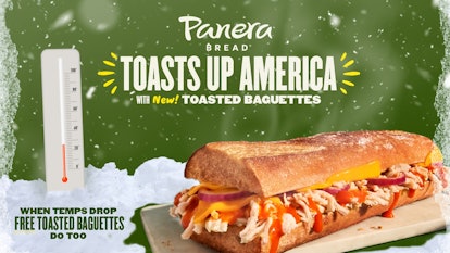 Panera's new Toasted Baguette sandwiches are seriously huge.