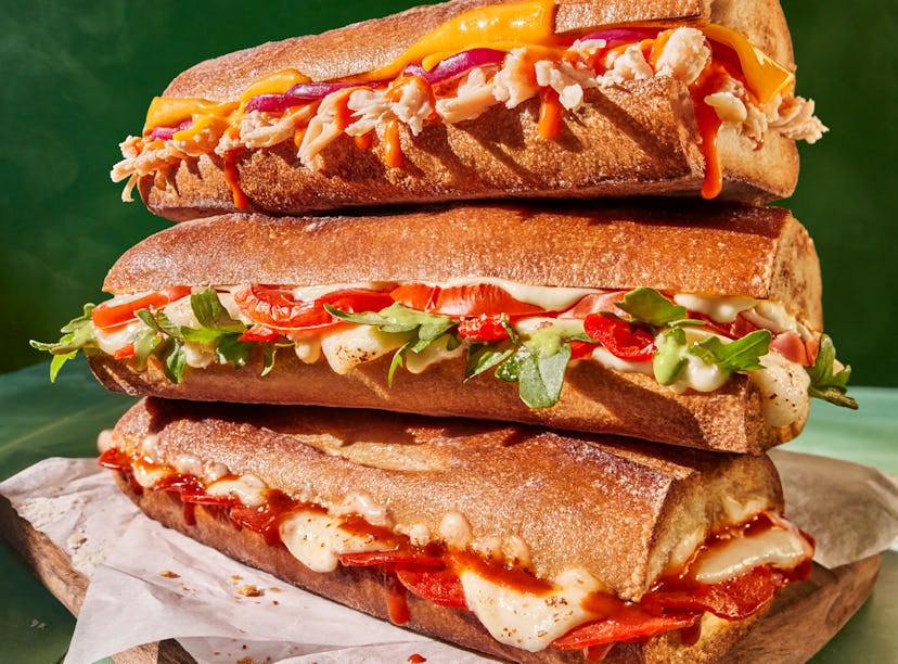 Panera's new Toasted Baguette sandwiches are seriously huge.