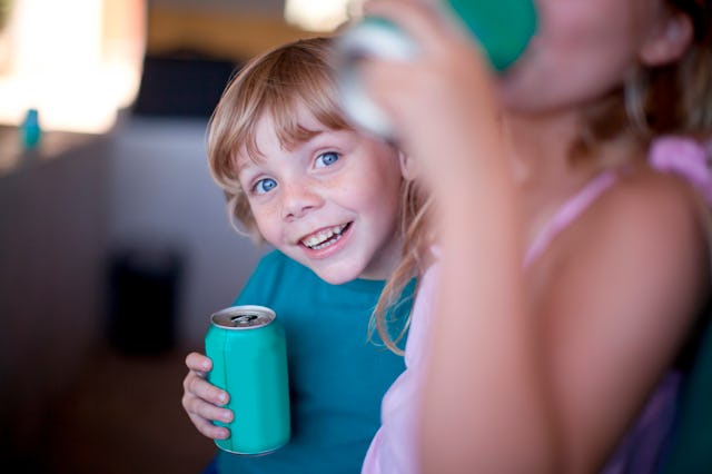 Children love carbonated water, but dentists say it should be allowed in moderation.