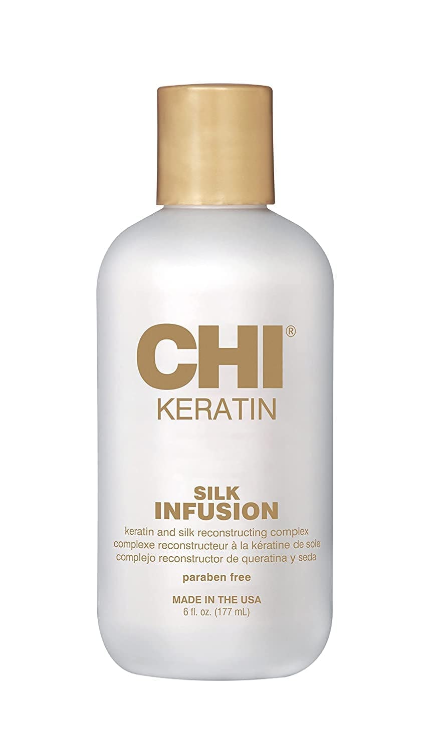 chi keratin silk infusion is the best drugstore keratin treatment product for frizzy hair