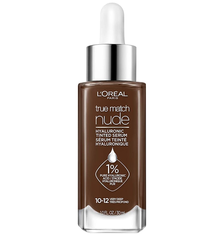 loreal paris true match hyaluronic tinted serum is the best drugstore serum foundation for combinati...