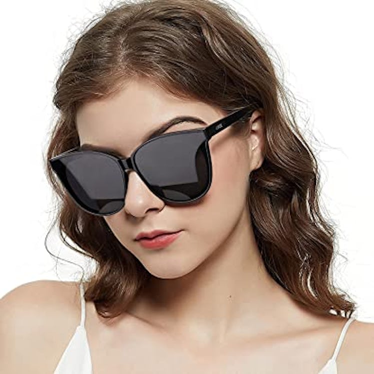 LVIOE Oversize Cat Eye Sunglasses