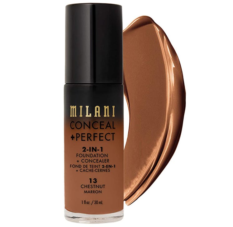 Milani conceal and perfect two in one foundation and concealer is the best two in one drugstore foun...