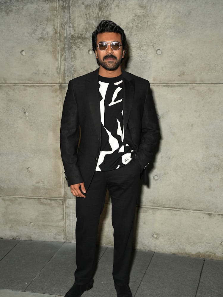 Ram Charan attends Louis Vuitton and W Magazine's awards season dinner on January 06, 2023 in Beverl...