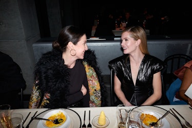 W Magazine Editor in Chief Sara Moonves and Meghann Fahy attend Louis Vuitton and W Magazine's award...