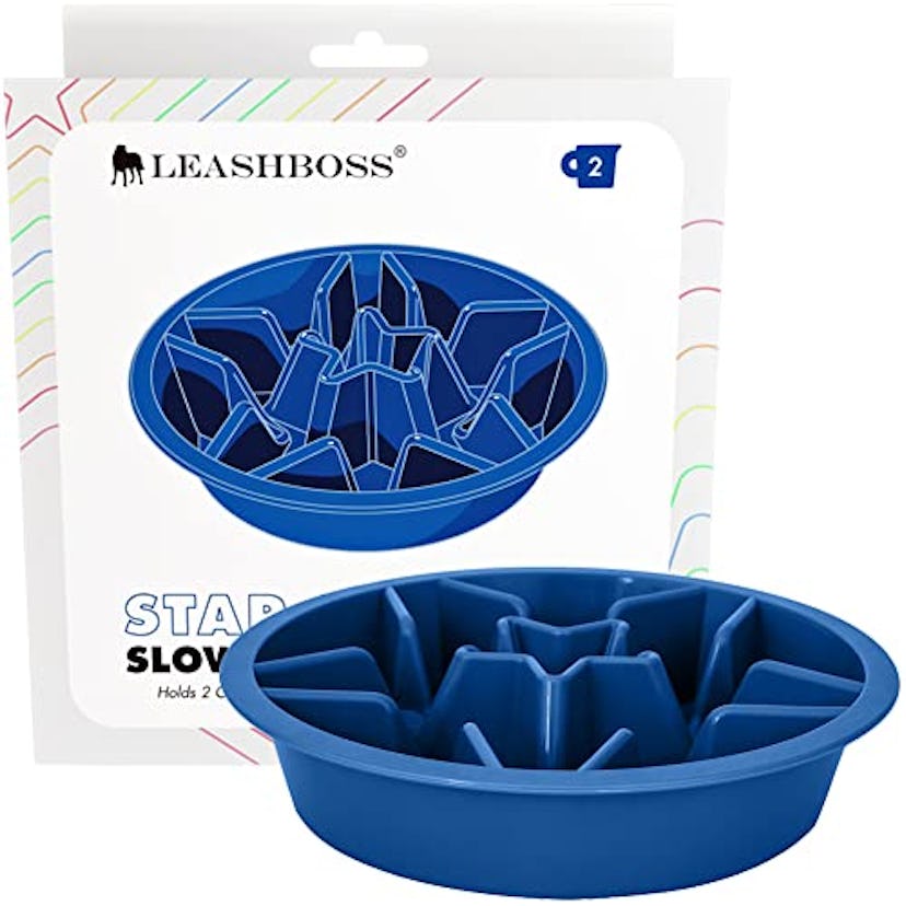 Leashboss Slow Feeder Dog Bowl