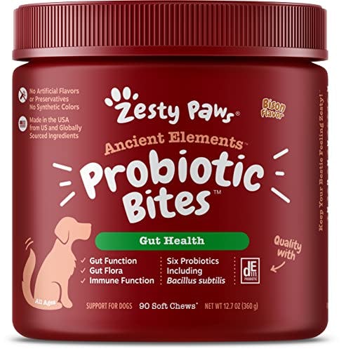 Zesty Paws Ancient Elements Probiotics for Dogs (90 Count)