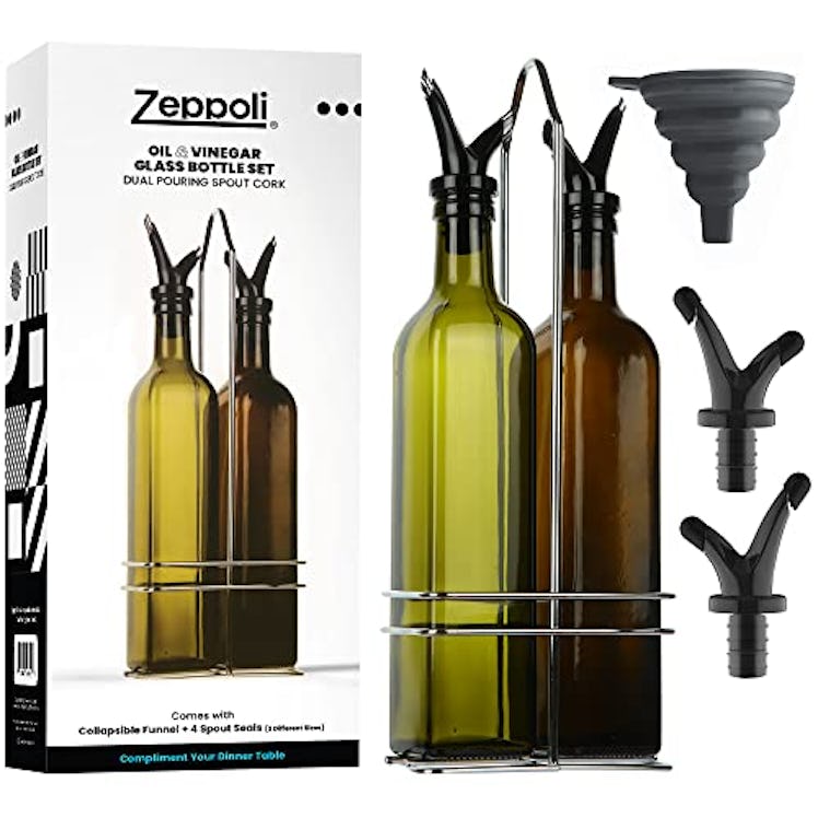 Zeppoli Olive Oil Dispenser Bottle Set