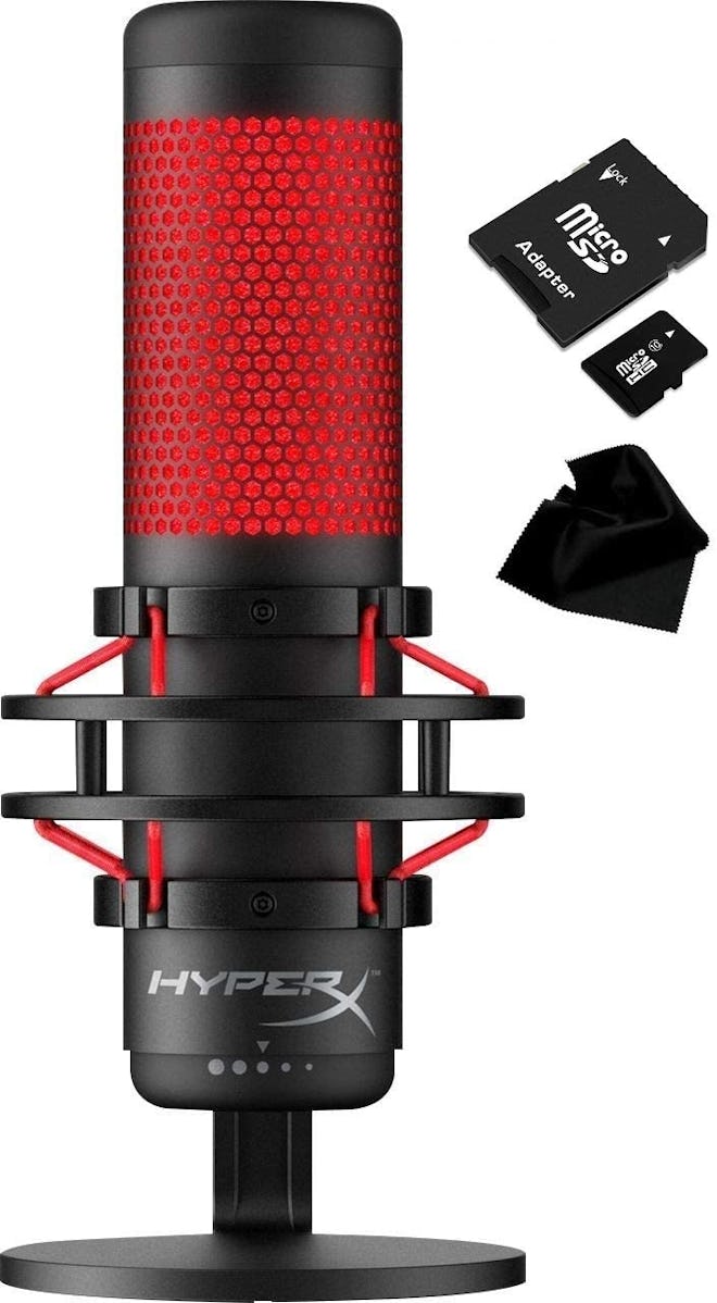 HyperX QuadCast USB Condenser Gaming Microphone Bundle