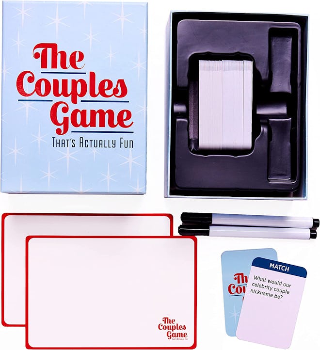 This romantic board game for couples has question cards that keep things light and fun.