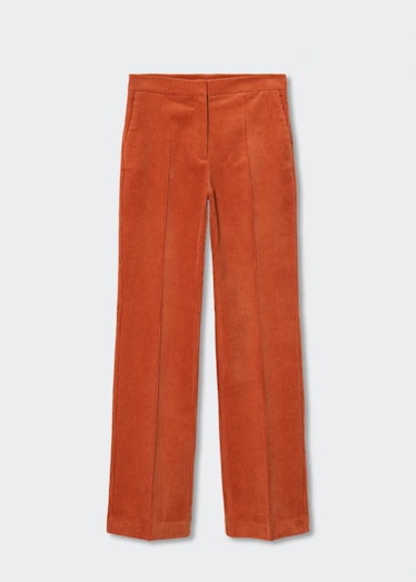 Mango Flared Corduroy Trousers