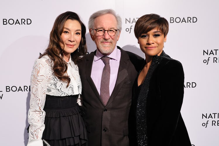 Michelle Yeoh, Steven Spielberg and Ariana DeBose attend The National Board of Review 2023 Awards Ga...