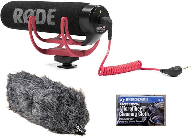 RØDE VideoMicro On-Camera Microphone and DeadCat Wind Cover Kit
