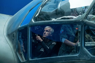 James Cameron behind the scenes of 'Avatar: The Way of Water