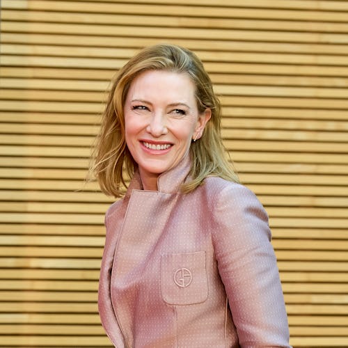 Cate Blanchett poses at the "Goya International' Award photocall 2022