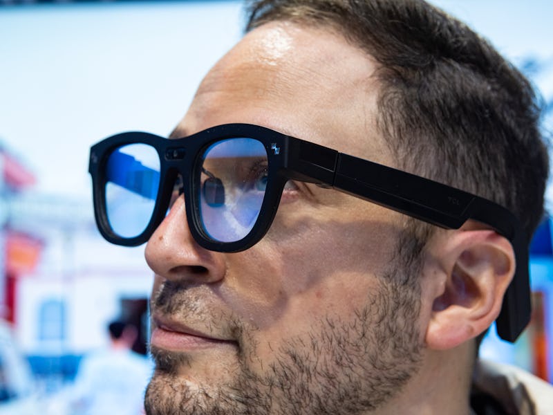 The NXTWEAR S display glasses at CES 2023