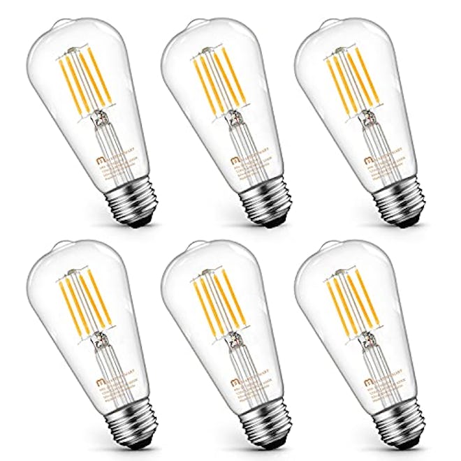 Mastery Mart Dimmable Vintage LED Light Bulb (6-Pack)