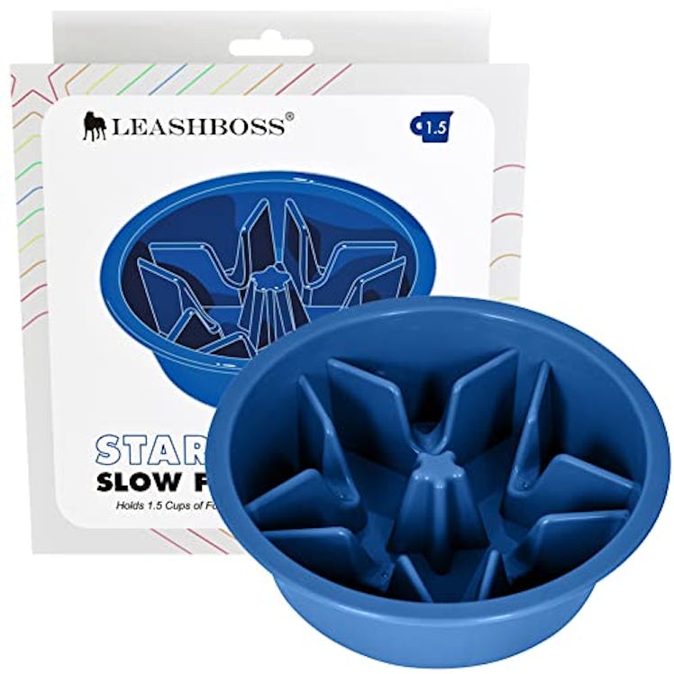 Leashboss Slow Feeder Dog Bowls