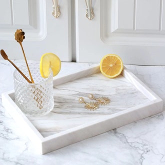 HERFECEAL Natural Marble Tray