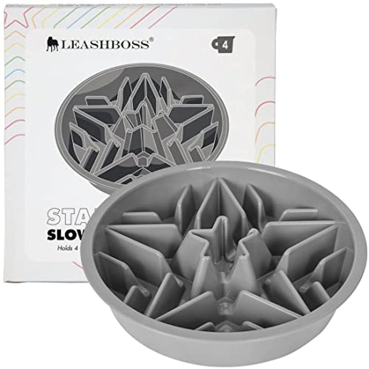 Leashboss Slow Feeder Dog Bowls