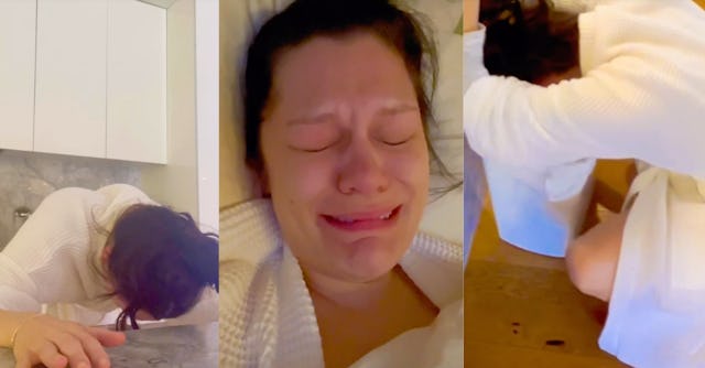 Days after sharing her pregnancy news, Jessie J posted a compilation video showcasing the most grues...